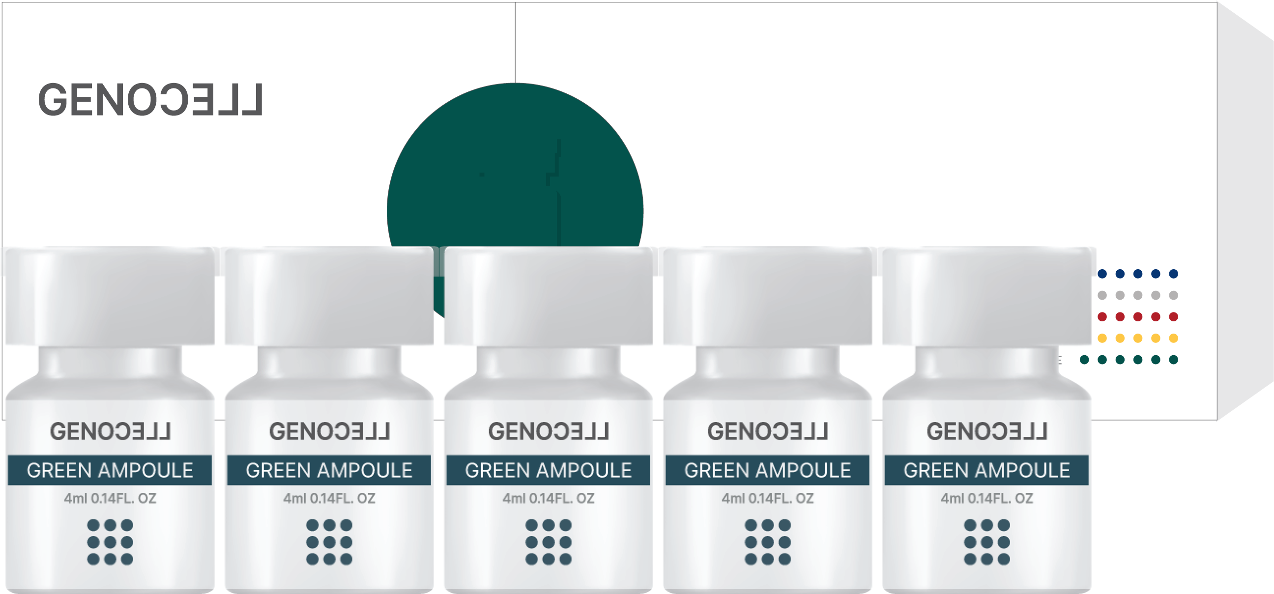 Green Ampoule OILY AND TROUBLE SKIN 5x4ml